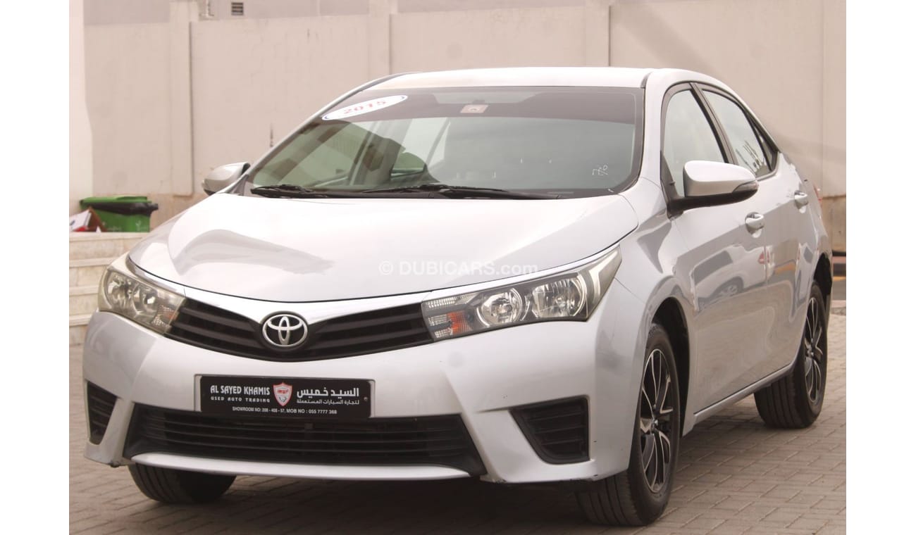 Toyota Corolla GLI Mid Toyota Corolla 2015 GCC, in excellent condition
