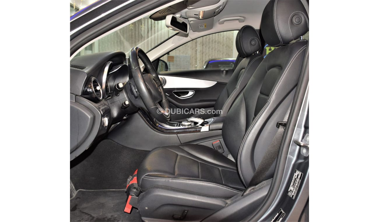 Mercedes-Benz C 180 1.6L Mercedes Benz C180 ( 2017 Model! ) in Grey Color! GCC Specs