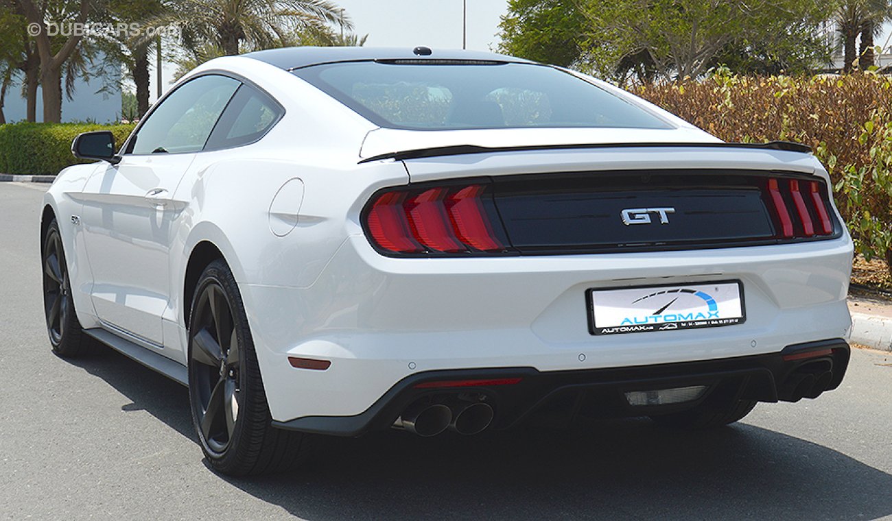 Ford Mustang 2019 GT Premium 5.0 V8 GCC, 0km w/ 3Yrs or 100K km Warranty + 60K km Service @ Al Tayer