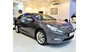 Hyundai Sonata ONLY 95000 KM!! Hyundai Sonata 2013 Model!! in Grey Color! GCC Specs