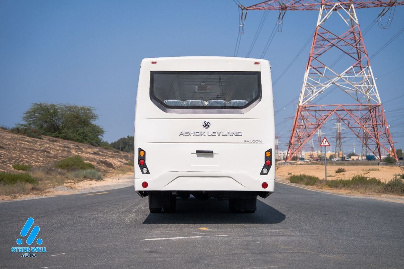 Ashok Leyland Falcon 63+1 Seater Bus 2025  | GCC Specs | 5 Speed-MT | ABS | Heavy Duty Passenger Bus