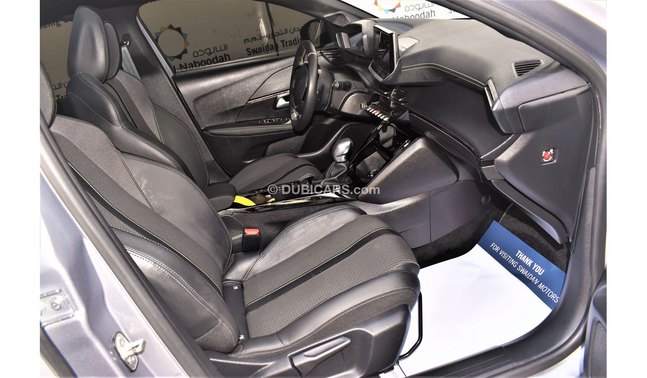 Peugeot 208 AED 703 PM | 1.2L GT GCC AGENCY WARRANTY UP TO 2026 OR 100K KM