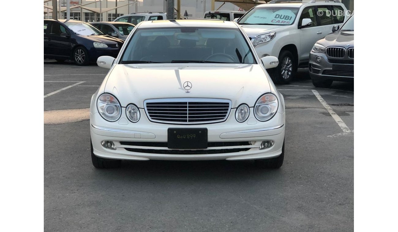 مرسيدس بنز E 500 موديل 2005 وارد اليابان حاله ممتازه من الداخل والخارج فل مواصفات فتحه سقف وكراسي جلد ومثبت سرعه وتحك