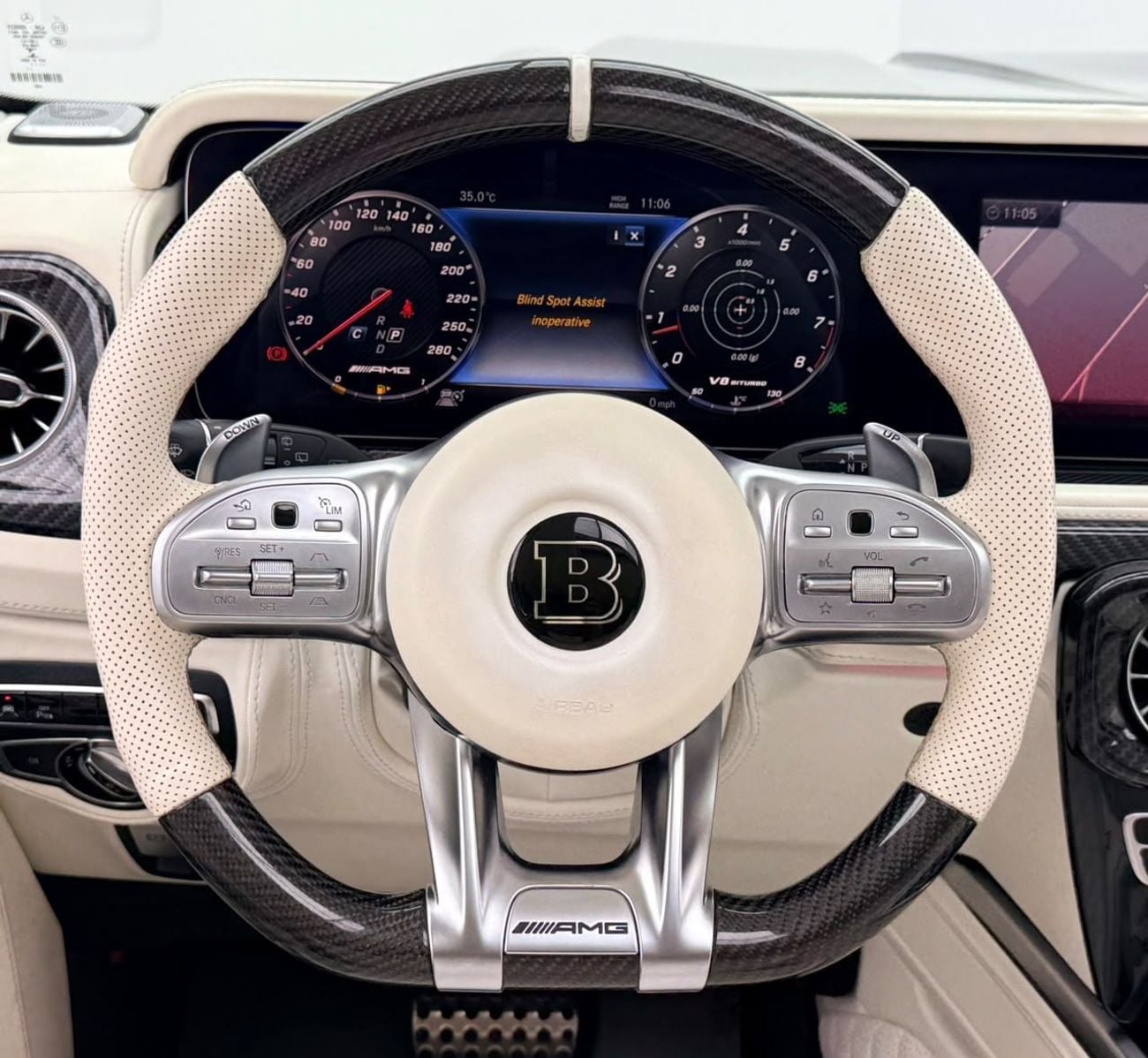 Mercedes Benz G63 AMG BRABUS G800 2019 Mercedes-AMG G 63 BRABUS 800 Kit, Warranty, Full Service History, GCC Specs.