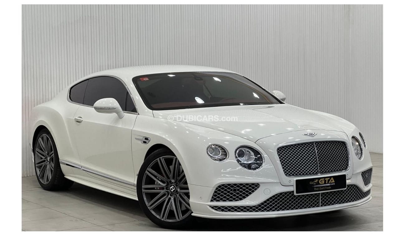 Bentley Continental 2016 Bentley Continental GT Speed, Warranty, Service History, Very Low Kms, GCC