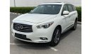 إنفينيتي JX35 AED 1045/month FULL OPTION INFINITY JX 35 LUXURY 7 SEATER SUNROOF V6 EXCELLENT CONDITION