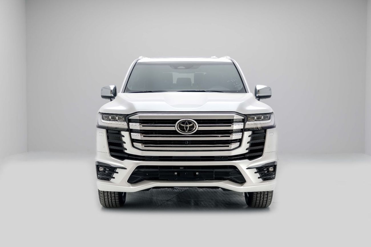 Toyota Land Cruiser VXR 3.5L – Precious White Pearl Inside Black and Dark Red | Export Only