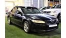 Mazda 6 "( AS IT IS )" MAZDA 6 2005 Model!! in Black Color! GCC Specs