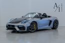 Porsche 718 Spyder 2025 Porsche 718 Spyder RS, Excellent Condition, Fully Loaded, European Spec