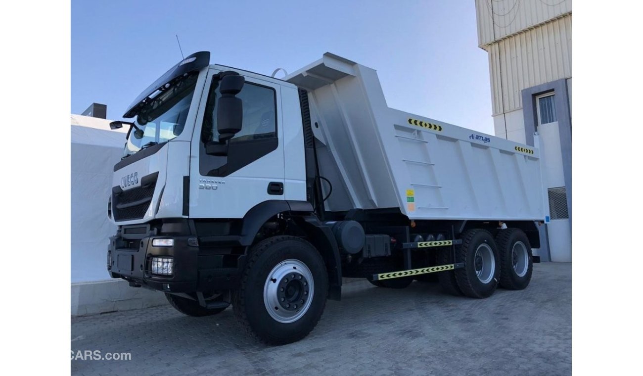 إيفيكو تراكر Iveco Trakker AD380T38H 6X4, Automatic transmission, vertical exhaust fitted with 18 cbm Atlas Tippe