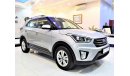 هيونداي كريتا ( ORIGINAL PAINT ( صبغ وكاله ) Amazing Hyundai Creta 2016 Model!! in Silver Color! GCC Specs