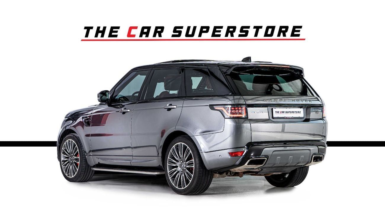 Land Rover Range Rover Sport GCC-22 Inch Rims-Black Contracting Roof-Red Interior