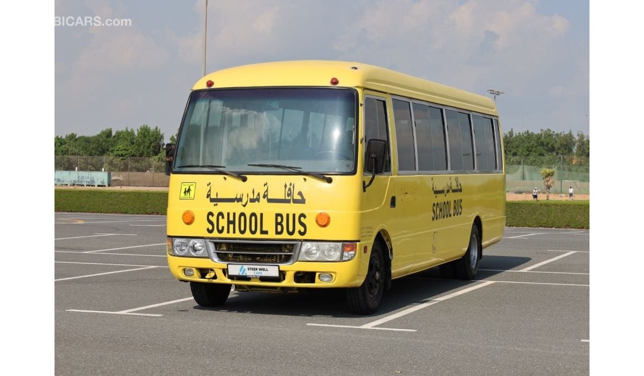 Mitsubishi Rosa 2008 | 4.2L - 26 SEATER LONG BODY SCHOOL BUS | M/T DIESEL | GCC SPECS | BULK STOCK AVAILABLE