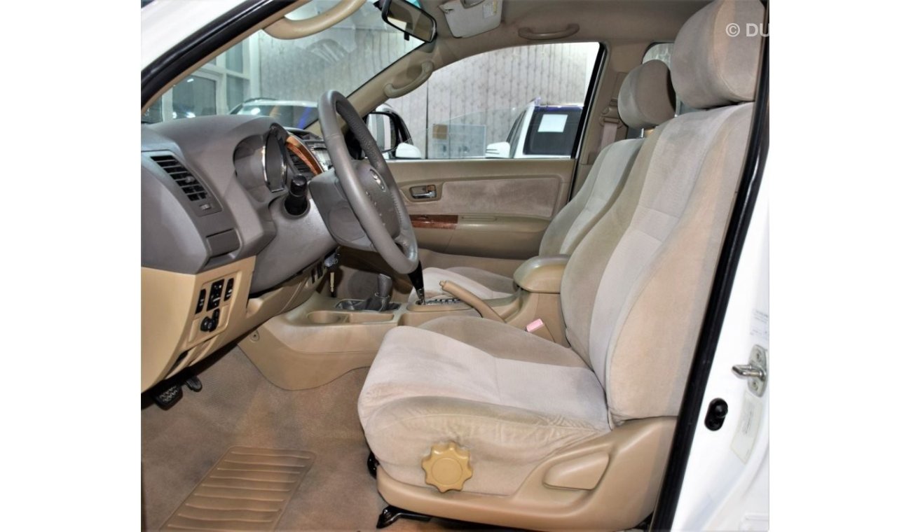 تويوتا فورتونر EXCELLENT DEAL for our Toyota Fortuner SR5 V6 ( 2010 Model! ) in White Color! GCC Specs