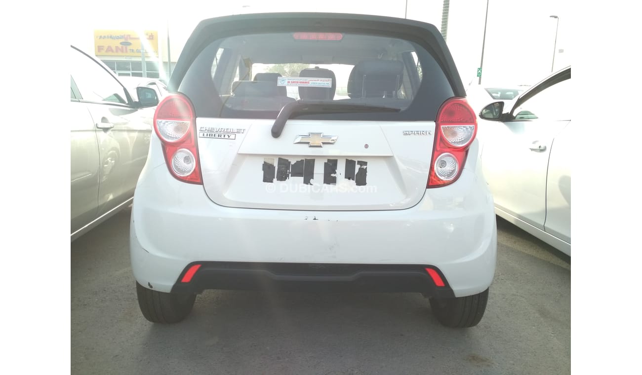 Chevrolet Spark WHITE 2015 GCC NO ACCIDENT NO PAIN PERFECT