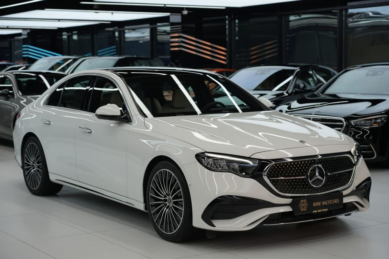 مرسيدس بنز E200 Best | E 200 | GCC 0km | Agency Warranty | AMG Sports Package