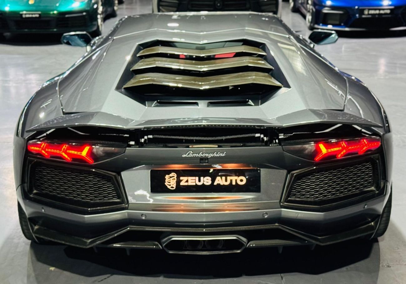 Lamborghini Aventador 6.5L V12 2015 Lamborghini Aventador LP700-4, Full Lamborghini Service History, Very Low Kms, GCC