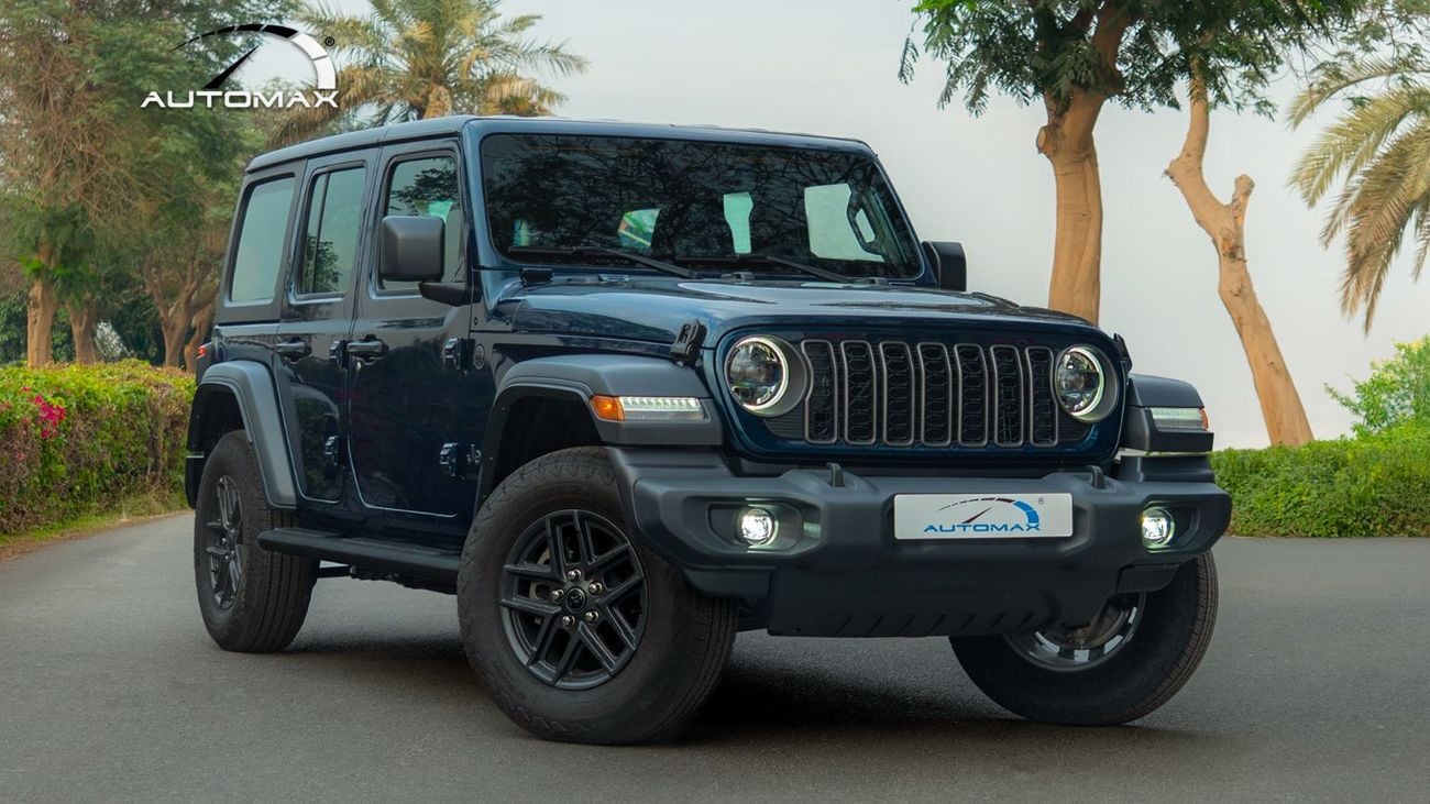 جيب رانجلر Unlimited Sport S I4 2.0T 2025 GCC 0Km With 3 Years Warranty Or 60,000 Km @Official Dealer