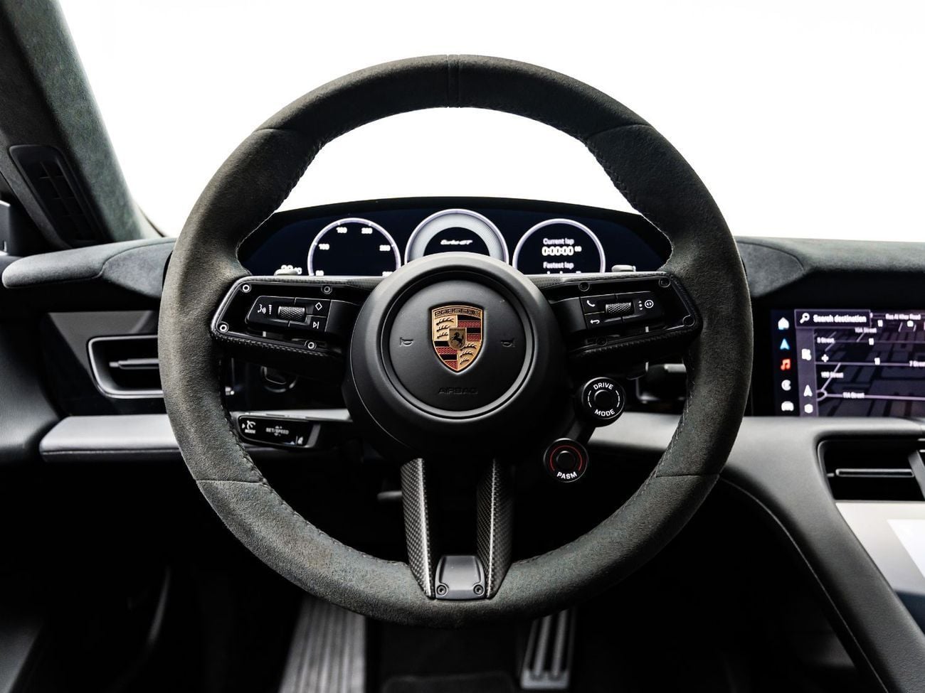 بورش تايكان 2025 Porsche Taycan Turbo GT, 2027 Porsche Warranty, Full Weissach Package, Very Low KMs, GCC