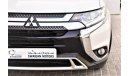 Mitsubishi Outlander | AED 1566 PM | 0% DP | 2.4 GLX 7 SEATER 2020 GCC DEALER WARRANTY