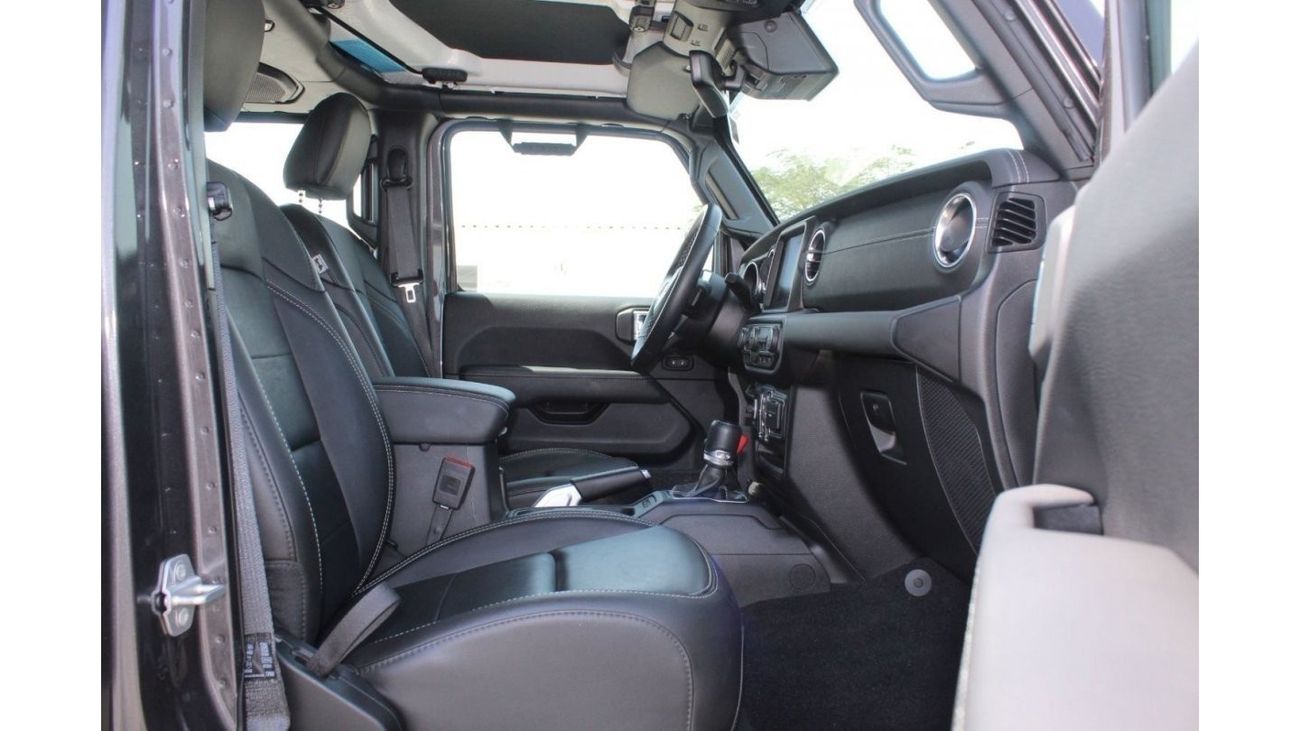 Jeep Wrangler Unlimited Sahara JEEP WRANGLER UNLIMTED SAHARA SPECIAL EDITION 2021 GCC VERY LOW MILEAGE WITH AGENCY