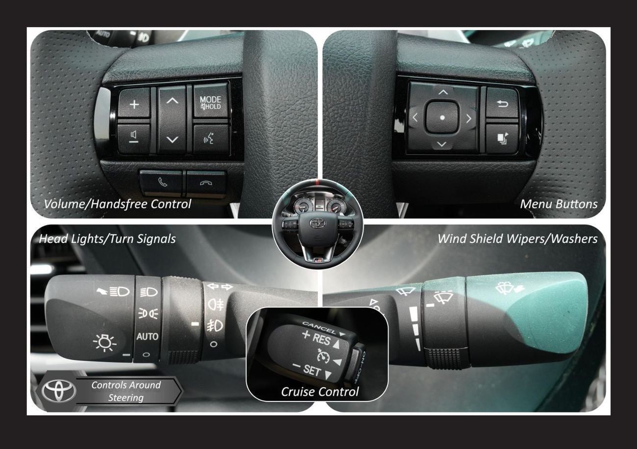 تويوتا هيلوكس TOYOTA HILUX 4.0L GR SPORT 4X4 D/C HI(i) A/T PTR 2025 Export Only