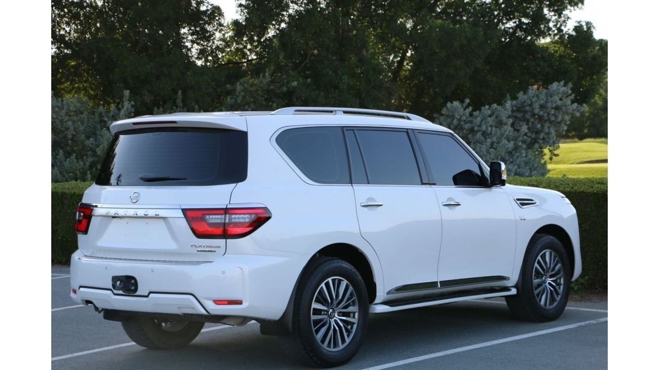 نيسان باترول LE بلاتينوم سيتي نيسان باترول بلاتينيوم V8 2021 فل ابشن صبغ وكاله تشييكات وكاله بحاله ممتازه