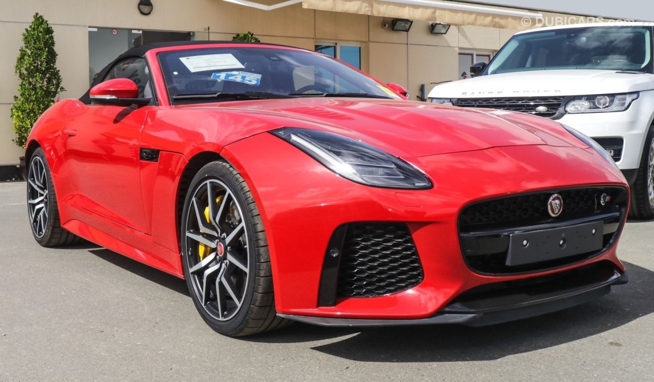 جاغوار F-Type 5.0 V8 S/C Convertible SVR Brand New