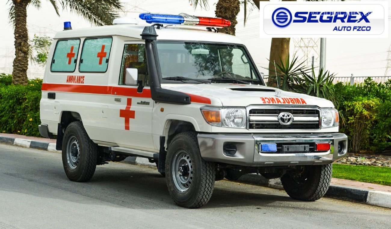 تويوتا لاند كروزر LX78 WITH DIFFERENT AMBULANCE EQUIPMENT AS PER REQUIREMENT