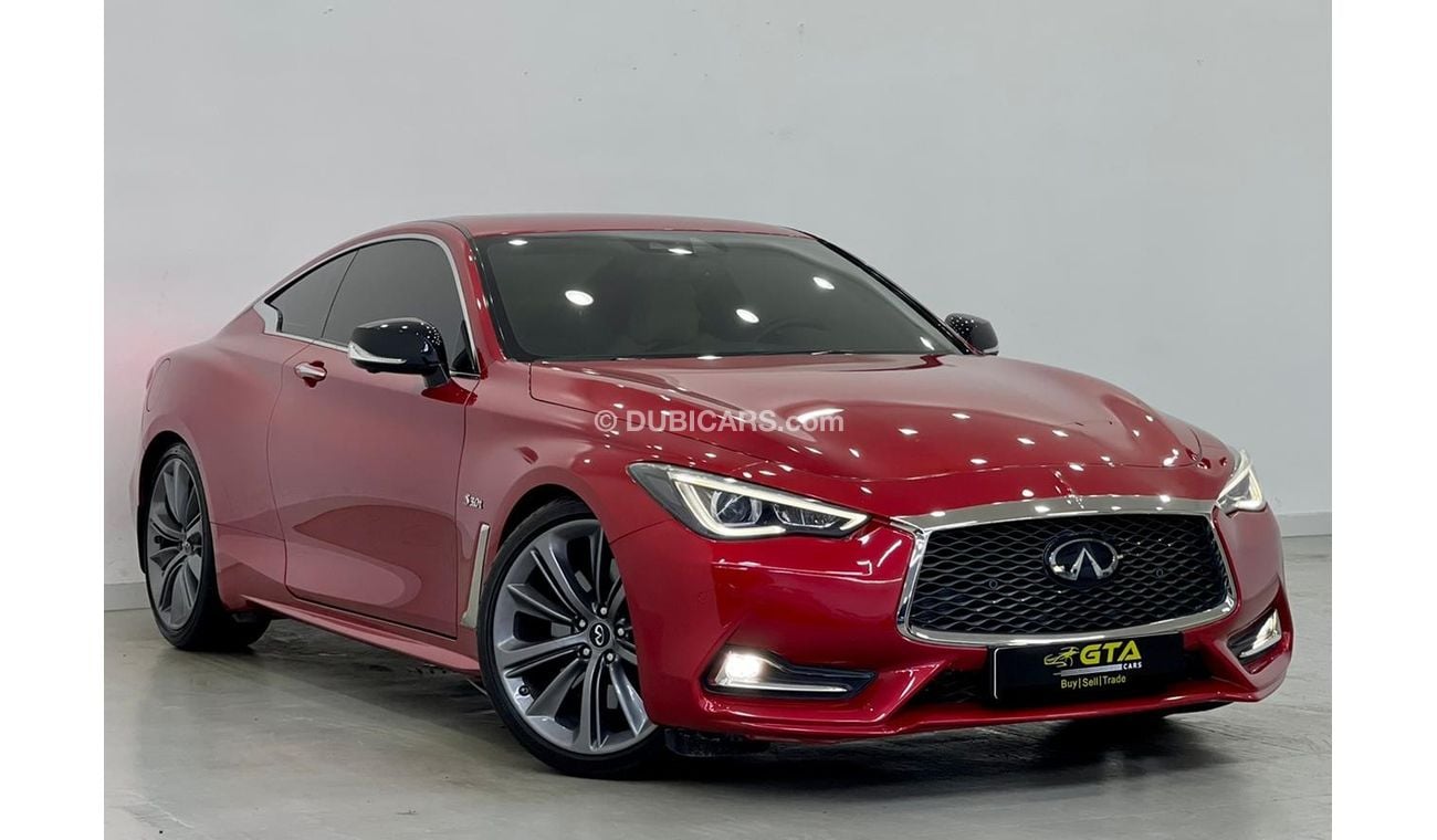 Infiniti Q60 Red Sport 2019 Infiniti Q60 S Red Sport, Full Infiniti Service History, Warranty, Low Kms, GCC