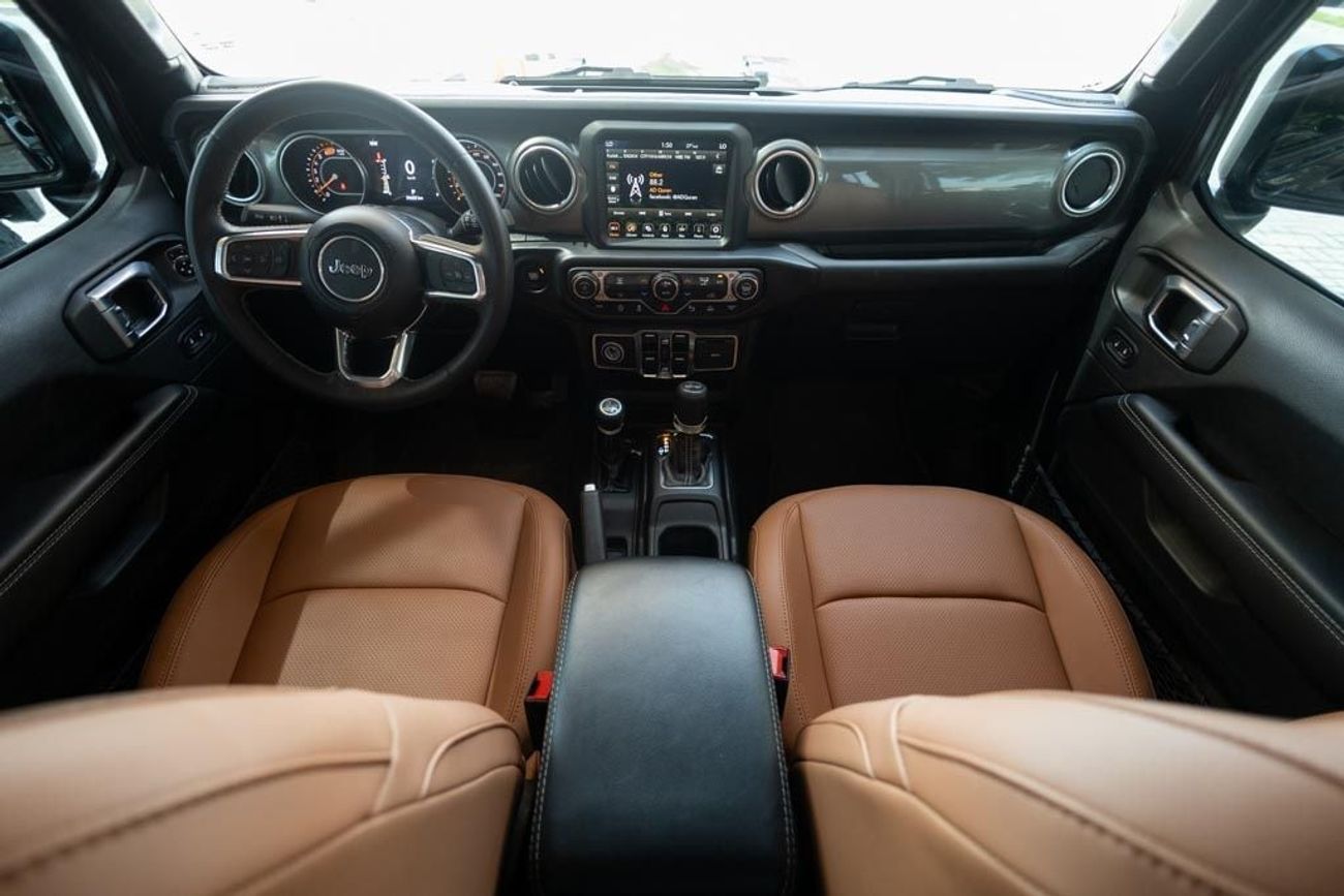 Jeep Wrangler Unlimited Sahara 3.6L Jeep Wrangler Unlimited Sahara 2023 GCC under Agency Warranty with Flexible Do