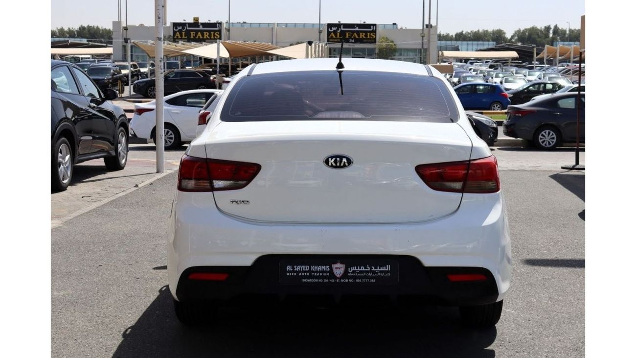 كيا ريو EX خالية من الحوادث - خليجي - مكينة 1400 سي سي - بحالة ممتازة من الدخل والخارج