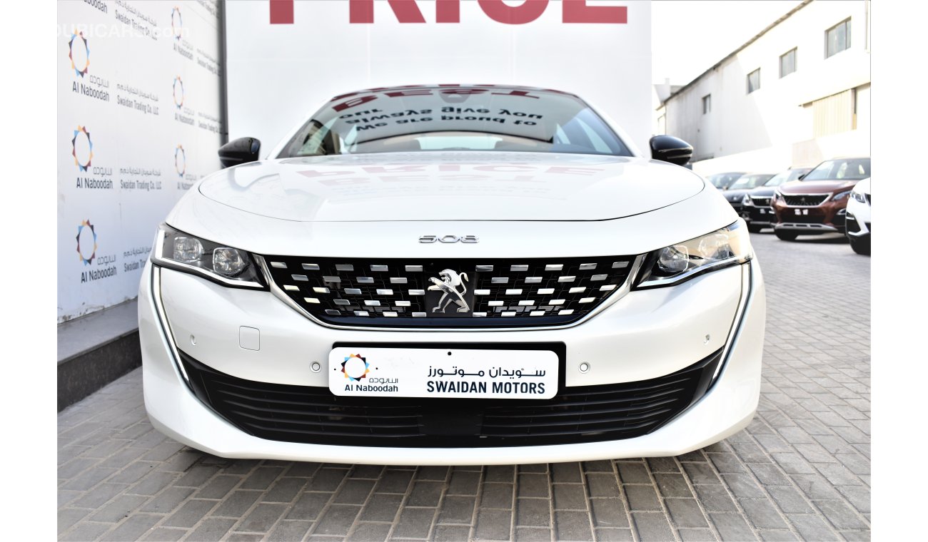 Peugeot 508 1.6L R GT LINE 2020 GCC AGENCY WARRANTY UP TO 2025 OR 200K KM & SERVICE CONT -UP TO 100K