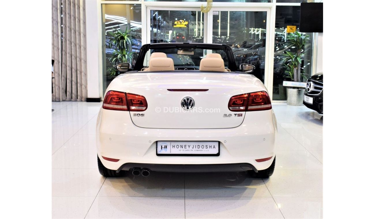 Volkswagen Eos VERY LOW MILEAGE 76000 KM! AMAZING Volkswagen EOS CONVERTIBLE 2012 Model!! in White Color! GCC Specs