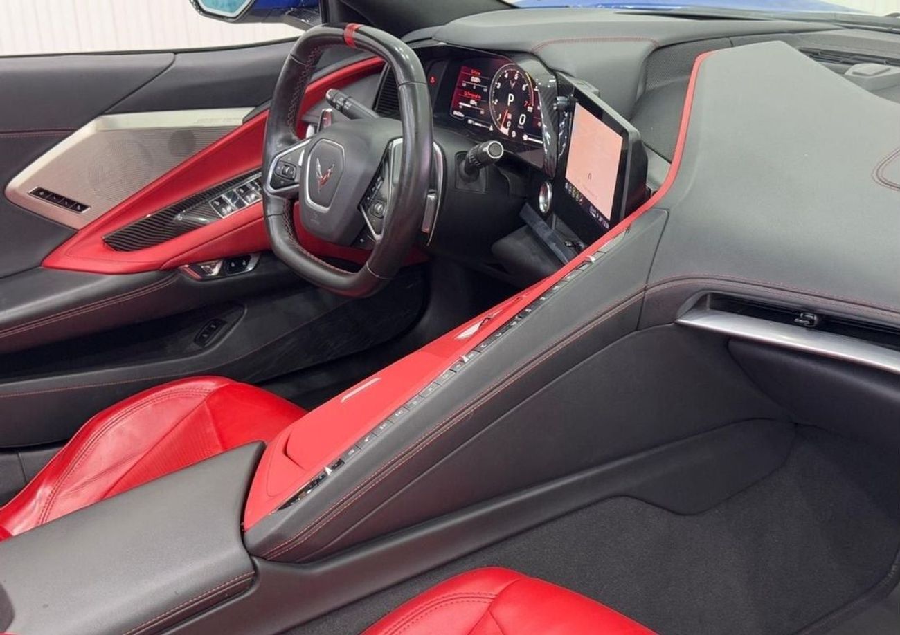 Chevrolet Corvette 3LT 6.2L (495 HP) Coupe 2021 Chevrolet Corvette 3LT, 1 Year Warranty, Full Service History, GCC