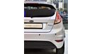 Ford Fiesta FULL SERVICE HISTORY! Ford Fiesta 2015 Model!! in Silver Color! GCC Specs