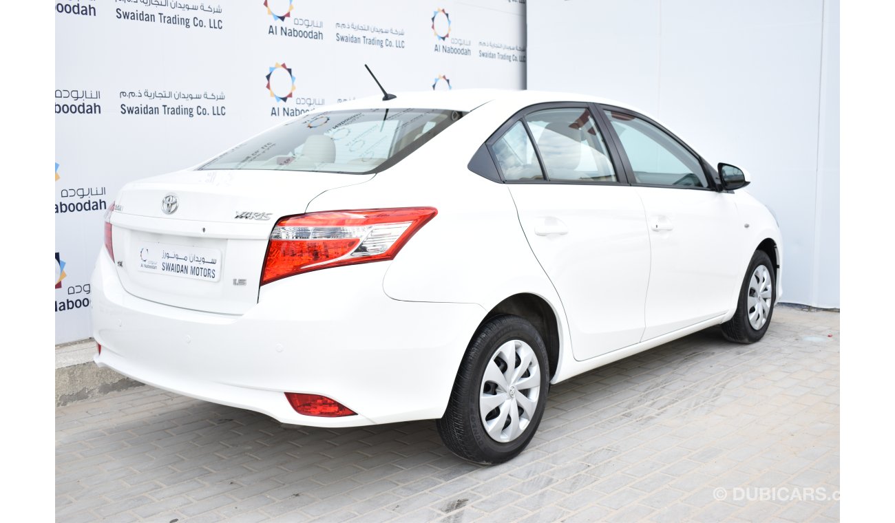 Toyota Yaris 1.5L SE SEDAN 2017 GCC DEALER WARRANTY