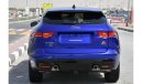 Jaguar F-Pace S S S (ADAPTIVE CRUISE CONTROL AND 360 CAMERA )  V6 / 380-HP / WITH WARRANTY