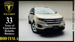 Ford Edge SE + PUSH BOTTON START / AWD / GCC / 2017 / DEALER WARRANTY VALID UNTIL 28/11/2022 / 1,148 DHS P.M..