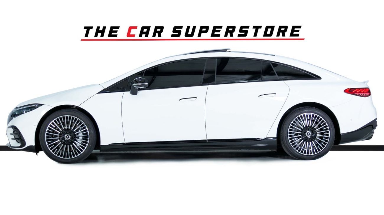Mercedes-Benz EQS 450+ 450 PLUS-GCC-Gragash Warranty-High Specifications-Night Package-22Inch AMG Rims