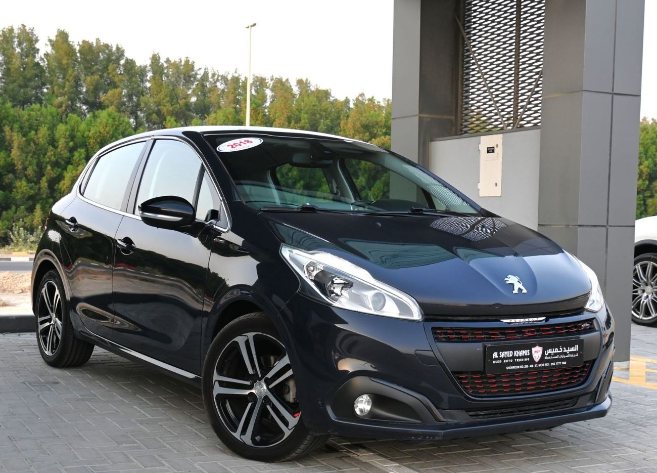 بيجو 208 GT لاين بيجو 208 GT_LINE خليجي 2018 بحالة ممتازة من الداخل والخارج