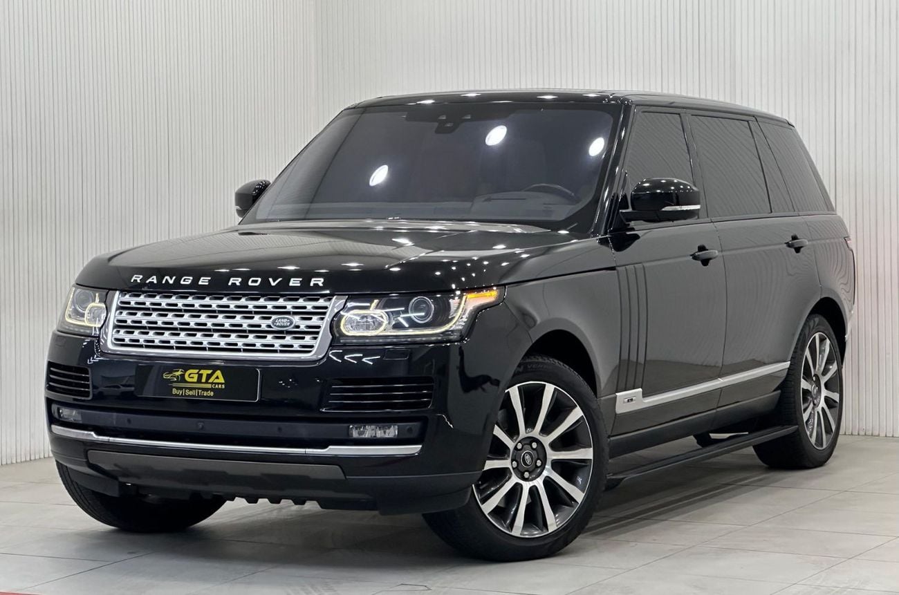 Land Rover Range Rover Vogue 5.0L 2017 Range Rover Vogue SE LWB V8, Aug 2028 Al-Tayer Service Package, 1 Year Warranty, GCC