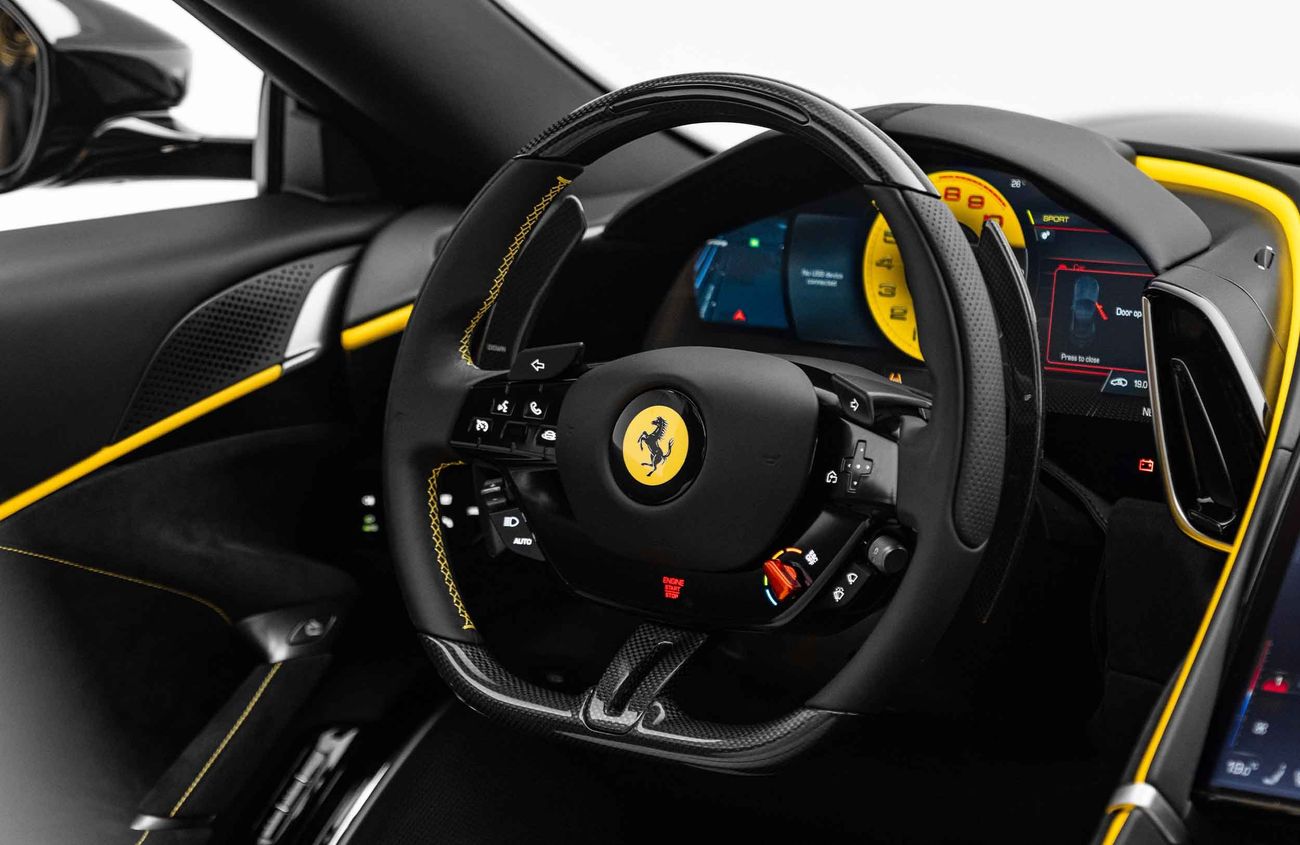 Ferrari Roma 3.9L V-8 Twin-Turbocharged Engine