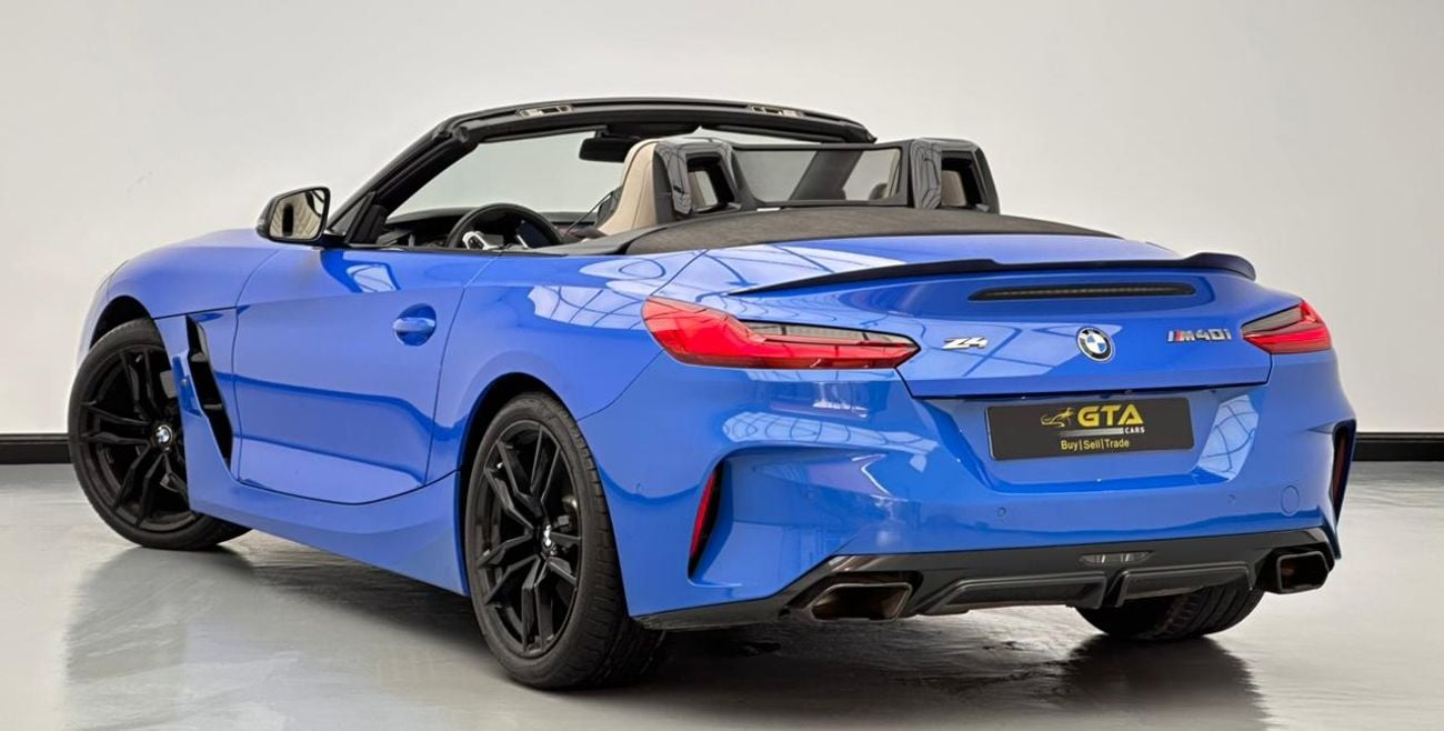 BMW Z4 M40i 3.0L 2020 BMW Z4 M40i M-Sport, 1 Year Warranty Unlimited Km, BMW Full Service History, GCC