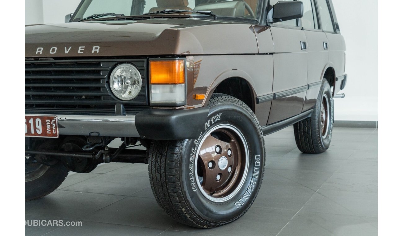 لاند روفر رانج روفر فوج إس إي سوبرتشارج 1988 Range Rover Vogue SE 3.5L V8 Fuel Injection / British Motor Industry Heritage Trust Certified M