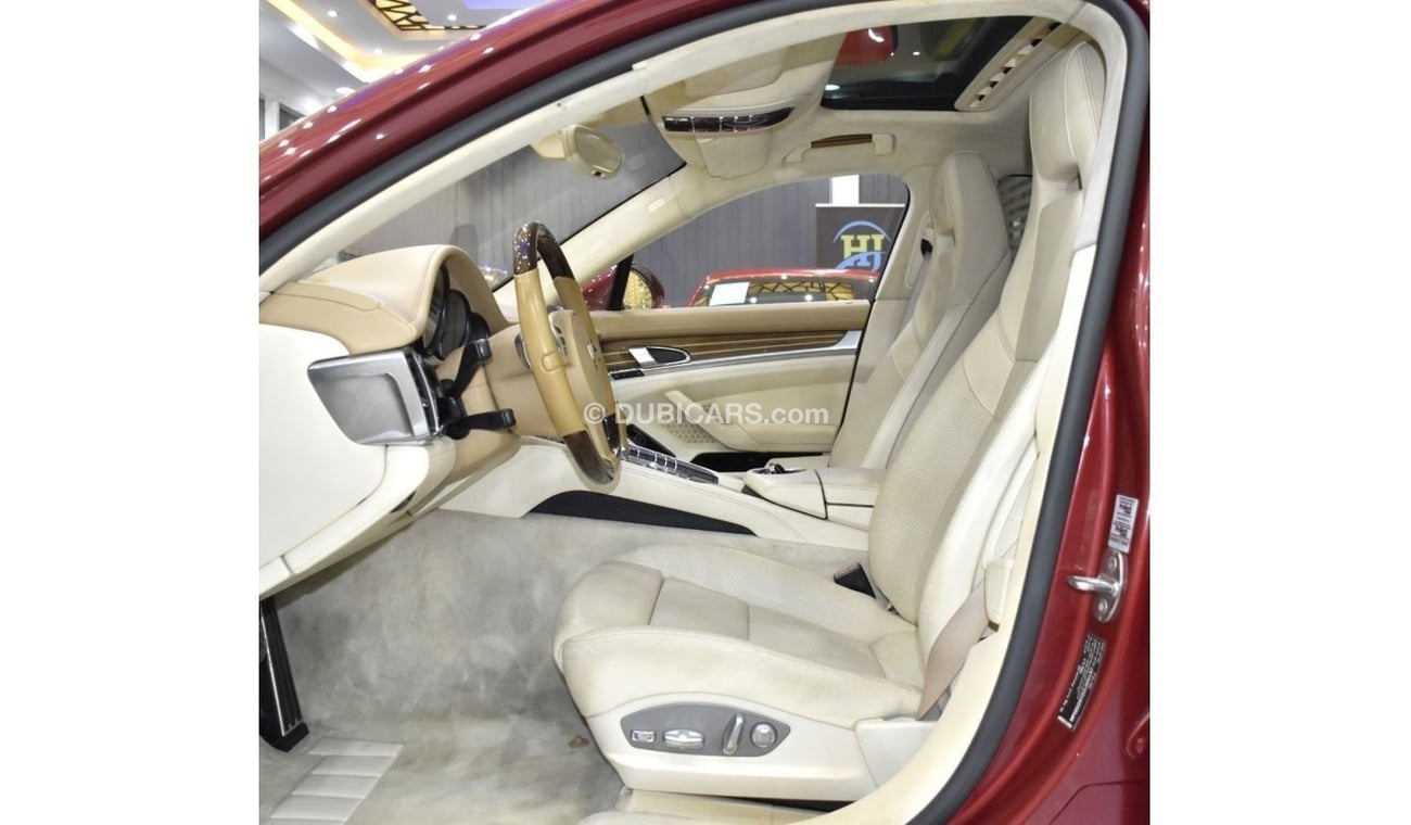 Porsche Panamera EXCELLENT DEAL for our Porsche Panamera 4 ( 2012 Model ) in Red Color GCC Specs