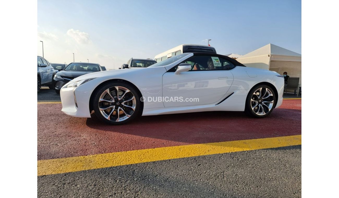 Lexus LC500 Lexus LC 500 5.0L, Convertible, RWD, Gasoline, White inside Red, Model 2021