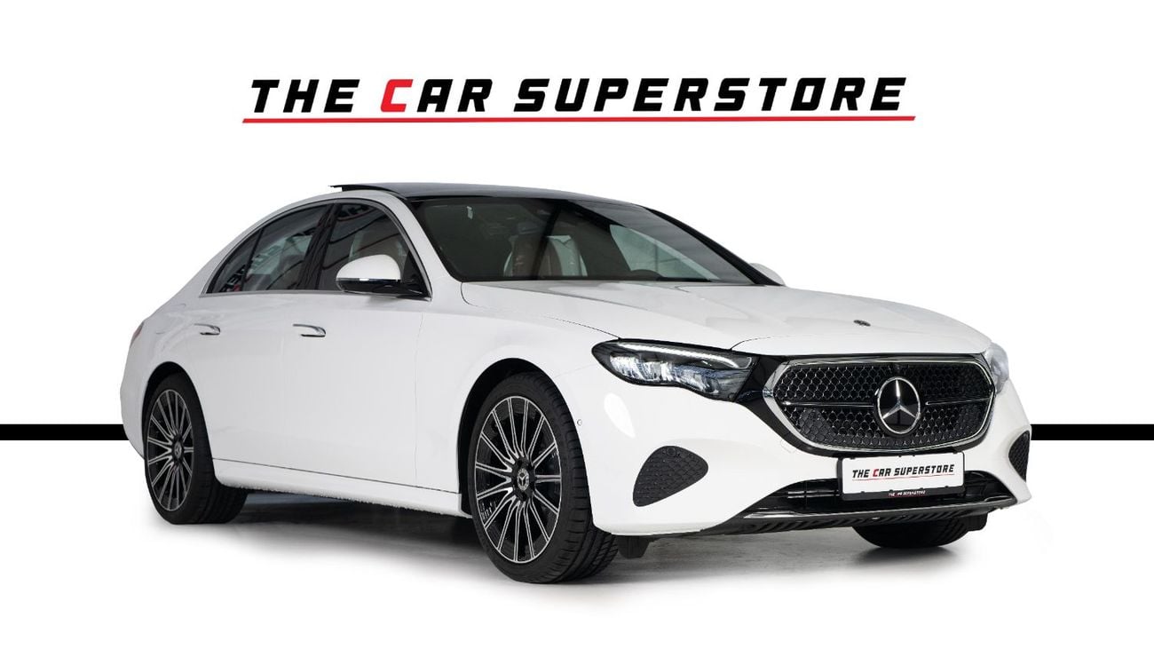 مرسيدس بنز E200 Avantgarde Exterior Package-20 Inch AMG Rims-Chrome Package