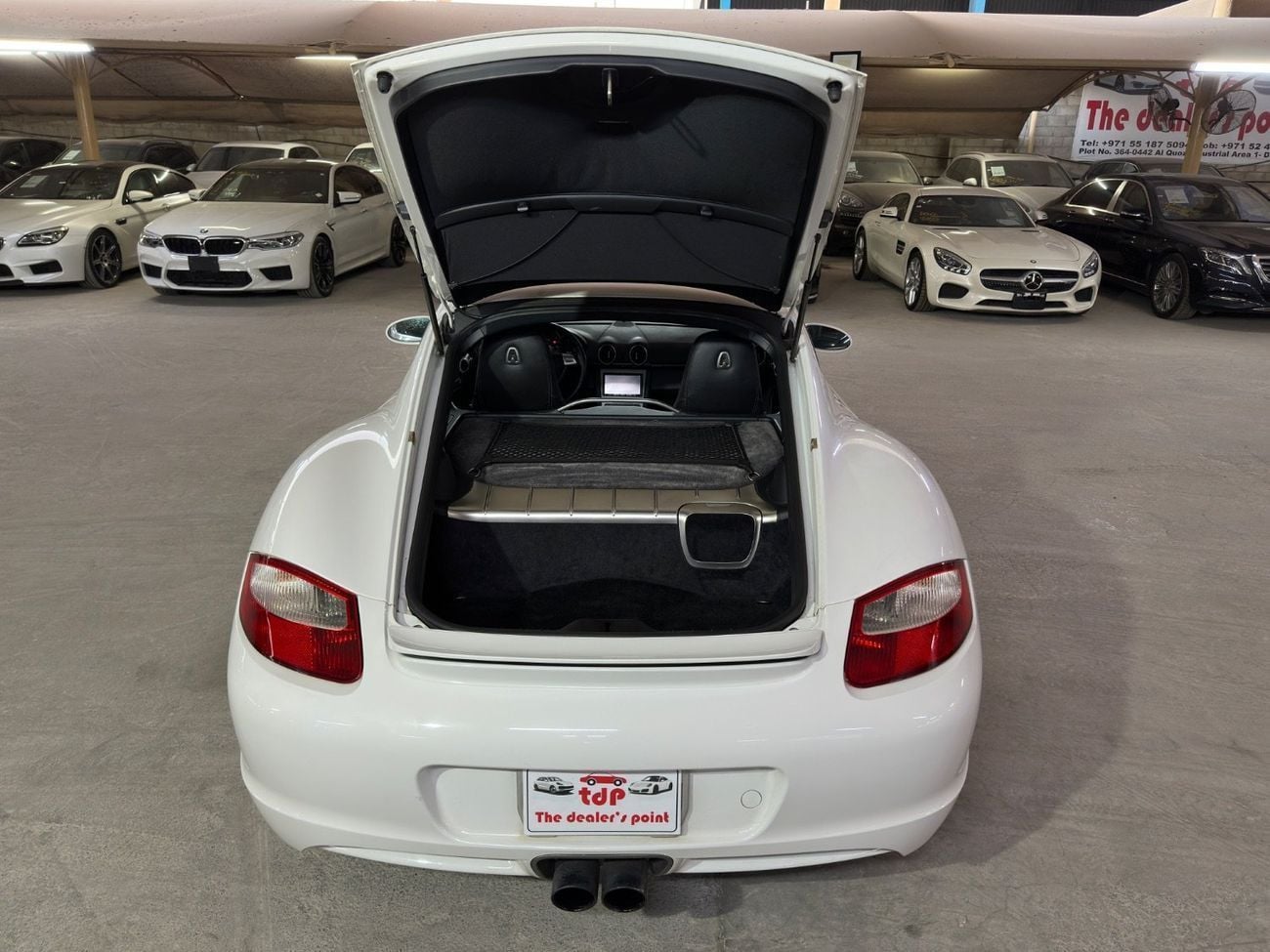 بورش كايمان STD PORSCHE CAYMAN 2008 2.7L | MANUAL TRANSMISSION | SPORTS STEERING WHEEL | HALF LEATHER SEATS