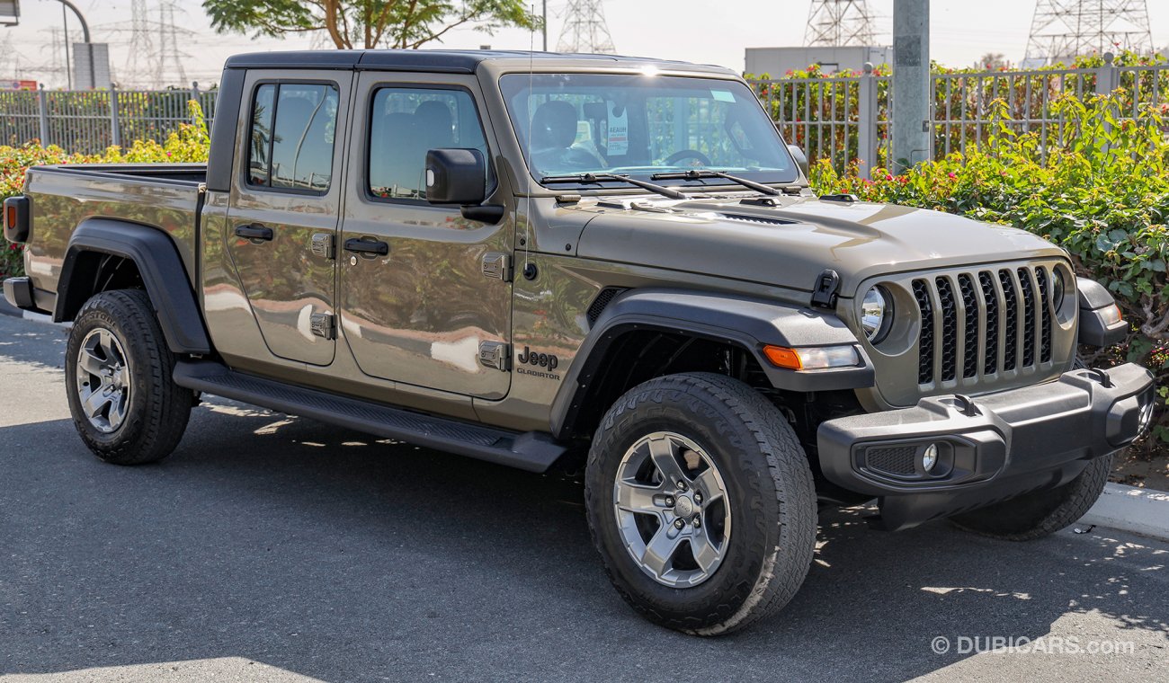 Jeep Gladiator 2020  Sport 4X4, 3.6L V6 GCC, 0km , W/ 3 Yrs or 100K km Warranty @ Trading Enterprises